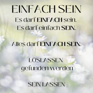 Gedicht einfach sein