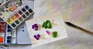 Mixed-Media Tutorial Frühlingsbild