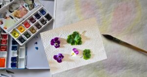 Mixed-Media Tutorial Frühlingsbild