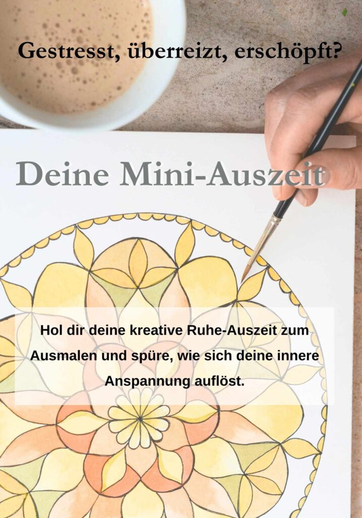 Mini-Auszeit: Mandala malen