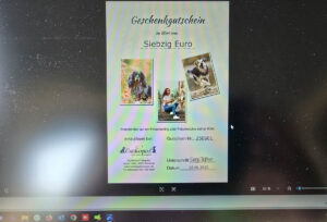 Geschenkgutschein für ein Fotoshooting