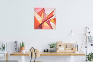 Feng Shui-Bild "Feuer" im Büro