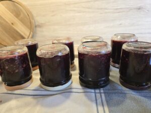 fertige Kirschmarmelade