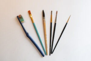 Aquarell malen: Pinsel