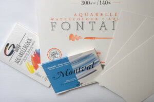 Aquarell malen: Aquarellpapier, verschiedene Sorten